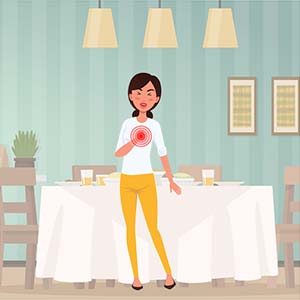 Choking over dinner